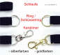 Preview: Schlüsselanhänger Minitasche SAND-beige, boxybag, handmade BuntMixxDESIGN